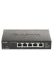 Obrázok pre D-Link DGS-1100-05PDV2 síťový přepínač Řízený Gigabit Ethernet (10/100/1000) Podpora napájení po Ethernetu (PoE) Černá