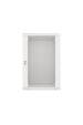 Obrázok pre Lanberg wall-mounted installation rack cabinet 19'' 18U 600x450mm gray (glass door)