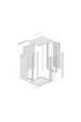 Obrázok pre Lanberg wall-mounted installation rack cabinet 19'' 18U 600x450mm gray (glass door)