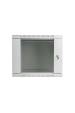 Obrázok pre Nástěnná instalační skříň Lanberg 19'' 9U 600x450mm šedá (skleněné dveře)