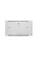 Obrázok pre Lanberg wall-mounted installation rack cabinet 19'' 6U 600x600mm gray (glass door)