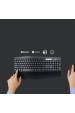 Obrázok pre Logitech 920-008221 klávesnice Obsahuje myš Univerzální RF bezdrátové + Bluetooth QWERTZ Německý Černá