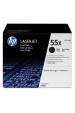 Obrázok pre HP 55X Dvojbalení černé originální tonerové kazety LaserJet s vysokou výtěžností