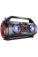 Obrázok pre Přenosný Bluetooth reproduktor Audiocore AC875 Bazooka Boombox 30W (20W + 5Wx2) IPX4 odolný proti stříkající vodě / rádio / microSD / Aux-In / USB / osvětlení / port pro mikrofon
