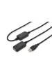 Obrázok pre Digitus DA-73102 USB kabel USB 2.0 20 m USB A 0,48 Gbit/s Černá
