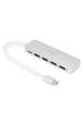 Obrázok pre Digitus DA-70242-1 rozbočovač rozhraní USB 3.2 Gen 1 (3.1 Gen 1) Type-C 5000 Mbit/s Stříbrná