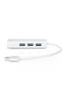 Obrázok pre Digitus DA-70250-1 dokovací stanice/replikátor portů USB 3.2 Gen 1 (3.1 Gen 1) Type-A Stříbrná, Bílá