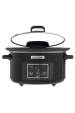 Obrázok pre Crock-Pot CSC052X pomalovarný hrnec 4,7 l Černá, Stříbrná