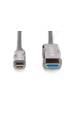 Obrázok pre Digitus AK-330150-200-S adaptér k video kabelům 20 m USB typu C HDMI Černá