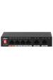 Obrázok pre Dahua Technology PFS3006-4ET-60 Nespravované L2 Fast Ethernet (10/100) Podpora napájení po Ethernetu (PoE) Černá