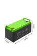 Obrázok pre Qoltec 53081 Gelová baterie | 12V | 120AH