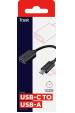 Obrázok pre Trust Calyx - Adaptér kabel USB-C na USB-A (černý)