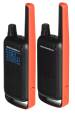 Obrázok pre Motorola T82 Twin Pack vysílačky 16 kanálů Černá, oranžová