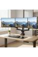 Obrázok pre Držák na stůl pro 3 LCD LED monitory s 2x USB 3.0 Maclean MC-811 17-27 "3x7kg vesa 75x75 a 100x100