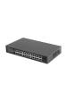 Obrázok pre Lanberg RSFE-24P-2C-360 síťový přepínač Nespravované Gigabit Ethernet (10/100/1000) Podpora napájení po Ethernetu (PoE) 1U Černá