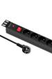 Obrázok pre Armac Multi M12 | Power strip | surge protector, 12 sockets, 5m cable, black