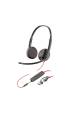Obrázok pre HP Poly Stereofonní headset Poly Blackwire 3225 USB-C + 3,5mm konektor + adaptér USB-C/A (sada)