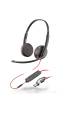 Obrázok pre HP Poly Stereofonní headset Poly Blackwire 3225 USB-C + 3,5mm konektor + adaptér USB-C/A (sada)