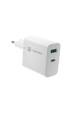 Obrázok pre NATEC RIBERA GAN NABÍJEČKA 1X USB-A + 1X USB-C 45W BÍLÁ