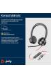 Obrázok pre HP Poly Stereofonní náhlavní souprava Poly Blackwire 8225 USB-C + adaptér USB-C/A