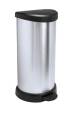 Obrázok pre Curver Deco Bins 3253922150002 Kulatý Černá, Stříbrná