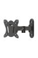 Obrázok pre Maclean MC-416 TV Monitor Wall Mount 13"-32" 30kg Tilt Rotate max. VESA 100x100 Black Powder Coating LED OLED LCD Universal Bracket Holder