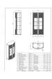 Obrázok pre Cama 2D vitrína MICHELLE 86x35-47xV180 černá/dub lesklý