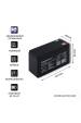 Obrázok pre Qoltec 53031 AGM baterie | 12V | 9 Ah