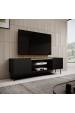 Obrázok pre EF ONDA RTV skříň 180x40x39-58 černá (stojící nebo nástěnná)