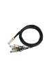 Obrázok pre Extralink Kabel QSFP+ QSFP+ DAC DAC, 40Gbps pro 4x 10Gbps 3m, 30AWG