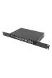 Obrázok pre Lanberg RSFE-24P-2C-250 síťový přepínač Nespravované Gigabit Ethernet (10/100/1000) Podpora napájení po Ethernetu (PoE) 1U Černá