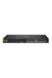 Obrázok pre HPE Aruba Networking CX 6100 24G Class4 PoE 4SFP+ 370W Switch Řízený L3 Gigabit Ethernet (10/100/1000) Podpora napájení po Ethernetu (PoE) 1U Černá
