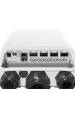 Obrázok pre Mikrotik CRS504-4XQ-OUT síťový přepínač Řízený L3 Fast Ethernet (10/100) Podpora napájení po Ethernetu (PoE) 1U Bílá