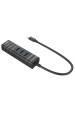Obrázok pre Lindy 43249 rozbočovač rozhraní USB 3.2 Gen 1 (3.1 Gen 1) Type-C 5000 Mbit/s Černá