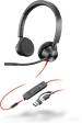 Obrázok pre HP Poly Stereofonní náhlavní souprava Poly Blackwire 3325 USB-C s certifikací Microsoft Teams + 3,5mm konektor + adaptér USB-C/A