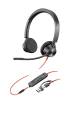 Obrázok pre HP Poly Stereofonní náhlavní souprava Poly Blackwire 3325 USB-C s certifikací Microsoft Teams + 3,5mm konektor + adaptér USB-C/A