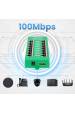 Obrázok pre Extralink Gigabit PoE Injector 8 Portový Aktivní, 8 portů Gigabit 802.3at/af, Mode A