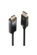 Obrázok pre Lindy 40926 adaptér k video kabelům 2 m DisplayPort HDMI Typ A (standardní) Černá