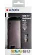 Obrázok pre Verbatim 49142 dokovací stanice/replikátor portů USB 3.2 Gen 1 (3.1 Gen 1) Type-C Černá, Stříbrná