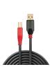 Obrázok pre Lindy 42762 USB kabel USB 2.0 15 m USB A USB B Černá, Červená