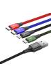 Obrázok pre Kabel USB Baseus Fast 4v1 2xUSB-C / Lightning / Micro 3,5A 1,2 m (černý)