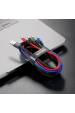 Obrázok pre Kabel USB Baseus Fast 4v1 2xUSB-C / Lightning / Micro 3,5A 1,2 m (černý)