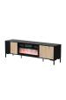 Obrázok pre Cama RTV skříň MERCI 180 x 40 x 53,5 cm černá/dub artisan + krb