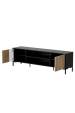 Obrázok pre Cama RTV skříň MERCI RTV skříň 180 x 40 x 53,5 cm černá/dub artisan