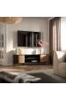 Obrázok pre Cama RTV skříň MERCI RTV skříň 180 x 40 x 53,5 cm černá/dub artisan