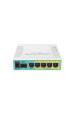 Obrázok pre Mikrotik hEX PoE router zapojený do sítě Bílá