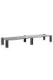 Obrázok pre Stojan pro dva monitory - dvojitý Maclean, max. 20 kg, tvrzené sklo, (1029x285x127 mm), MC-936