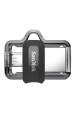 Obrázok pre SanDisk 173386 USB paměť 128 GB USB Type-A / Micro-USB Černá, Průhledná