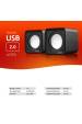 Obrázok pre Audiocore AC870 B 2-way 3 W Černá, Šedá Kabel