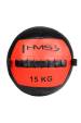 Obrázok pre HMS Fitness WLB15 medicinbal 15 kg Černá, Oranžová